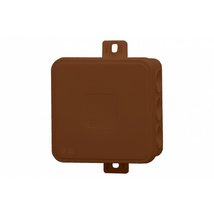 Cutie ermetica V5, F-elektro, Termoplastic, 75x75x41mm, Maro