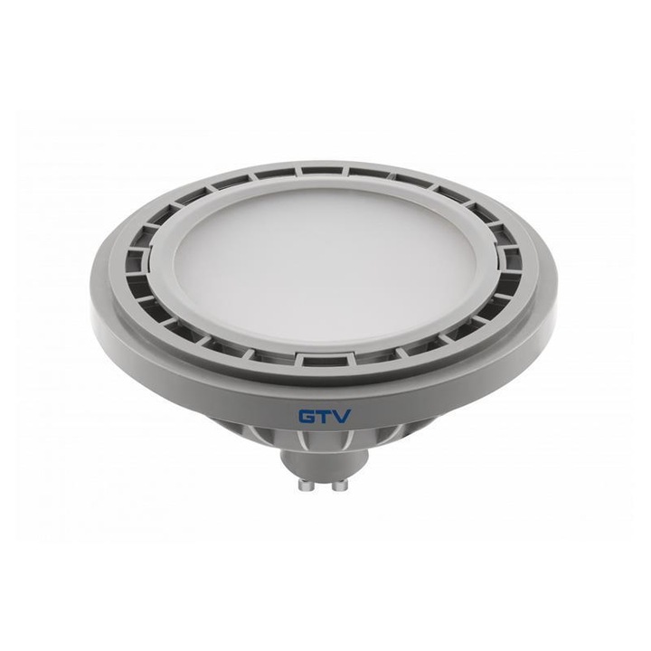 LED рефлекторна крушка GTV ES111, 12.5W, топла светлина, сива, 66x111mm