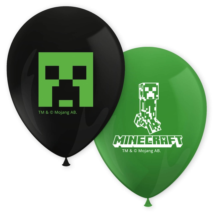 Balon Minecraft 8 buc