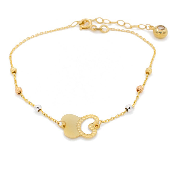 Bratara Fluture cu Bile Aur 14k