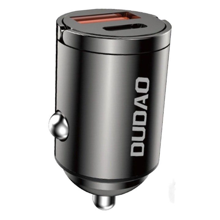 Incarcator auto, Dudao, 48W, Negru