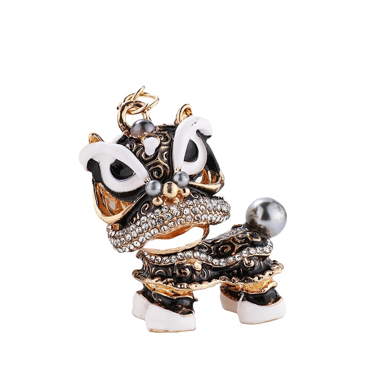 Égi Oroszlán kulcstartó, fém, többszínű