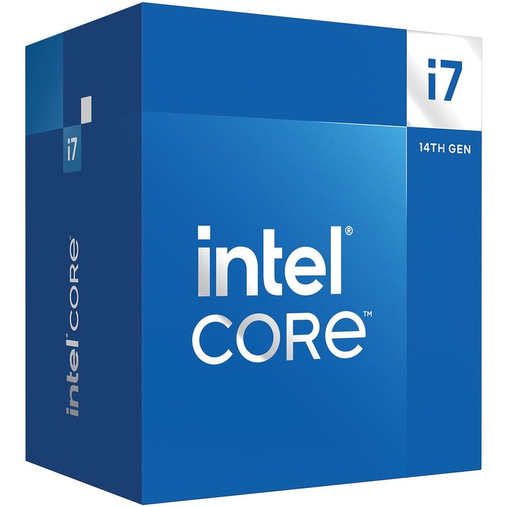 Procesor Intel® Core™ i7-14700, pana la 5.4 GHz turbo, 33MB L3, Socket LGA1700, Intel® UHD Graphics 770