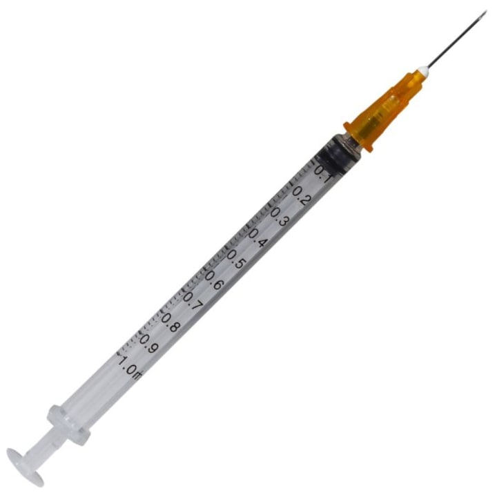 Seringi Insulina PRIMA 1ml cu Ac 25G Detasabil, 100 bucati