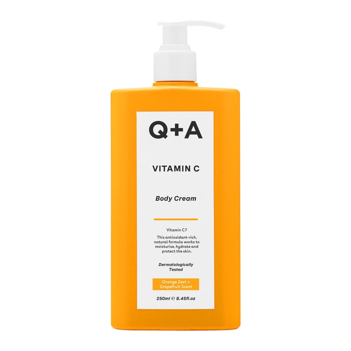 Balsam de corp antioxidanta cu vitamina C, Q+A, 250 ml