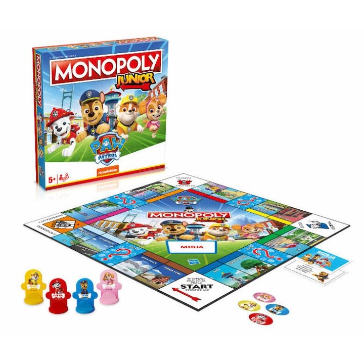 Paw Patrol Monopoly játék, nyerő mozdulatok