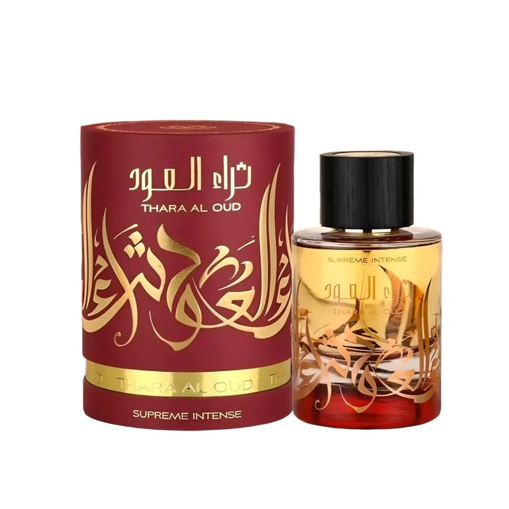 Apa de parfum Thara Al Oud Supreme Intense Ard Al Zaafaran, Unisex, 100 ml