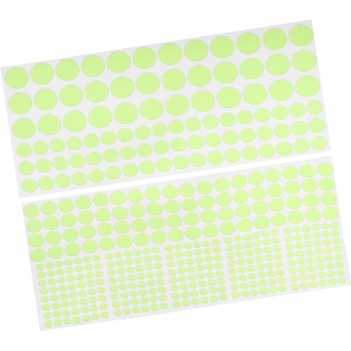 Set Stickere decorative 524 de Buline fosforescente diverse dimensiuni - Enz Shop