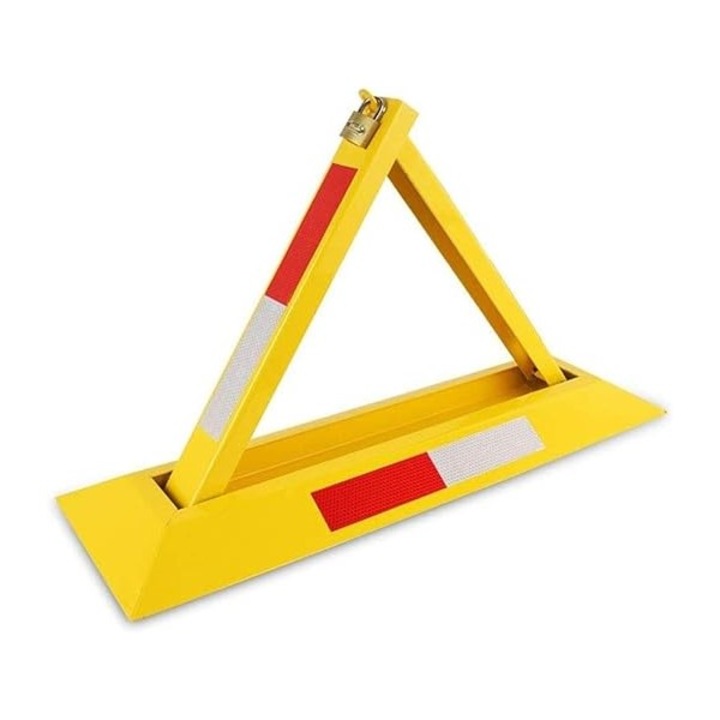 Триъгълна ключалка за паркиране, ръчна, 5 кг, Жълт