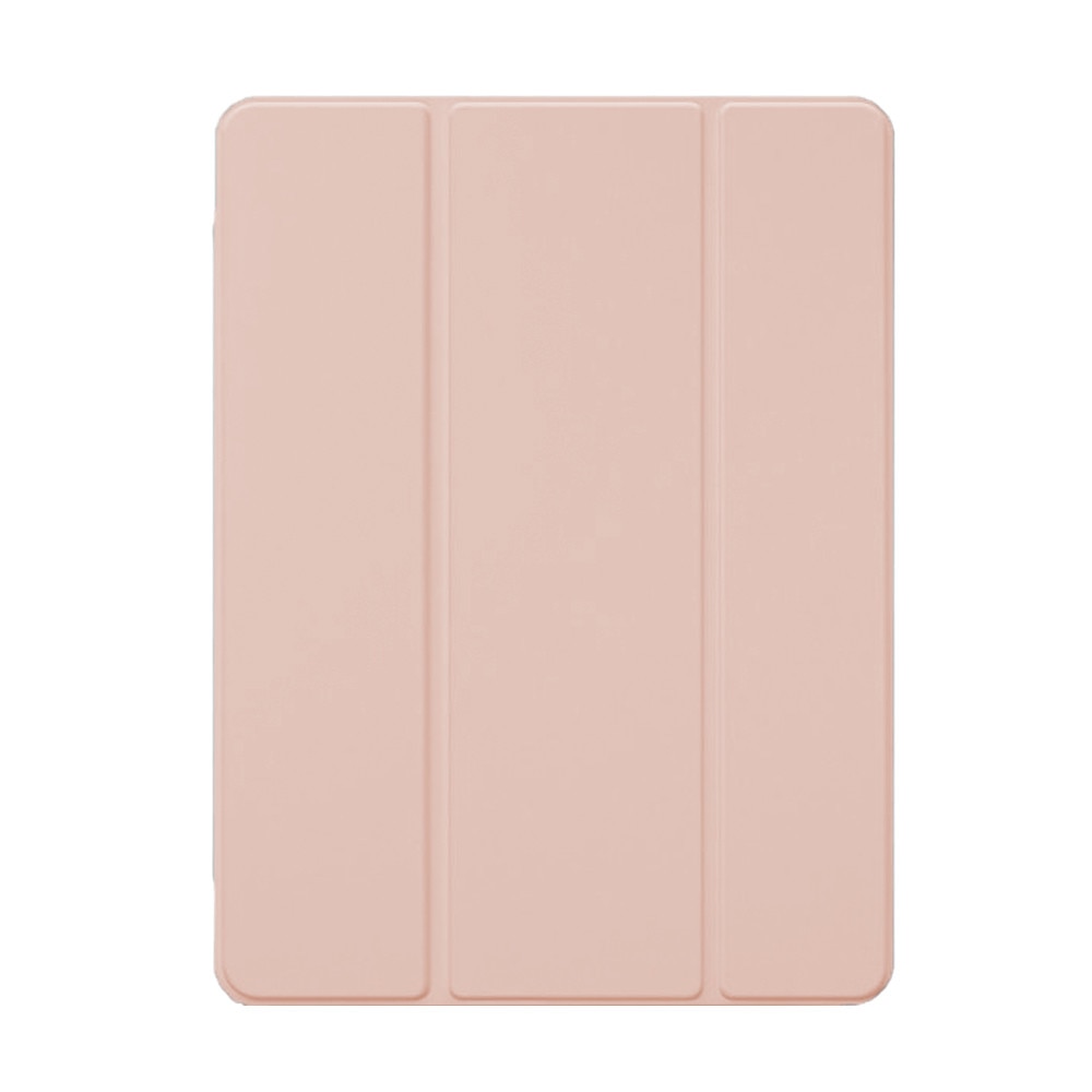 Husa compatibila cu Apple iPad Pro 11 (2018), Puternic magnetizata, FlipCover Fusion, Piele ecologica, Functie stand, Auto-wake, Protectie fata-spate, Anti-zgarieturi, Acoperire antiderapanta, Roz