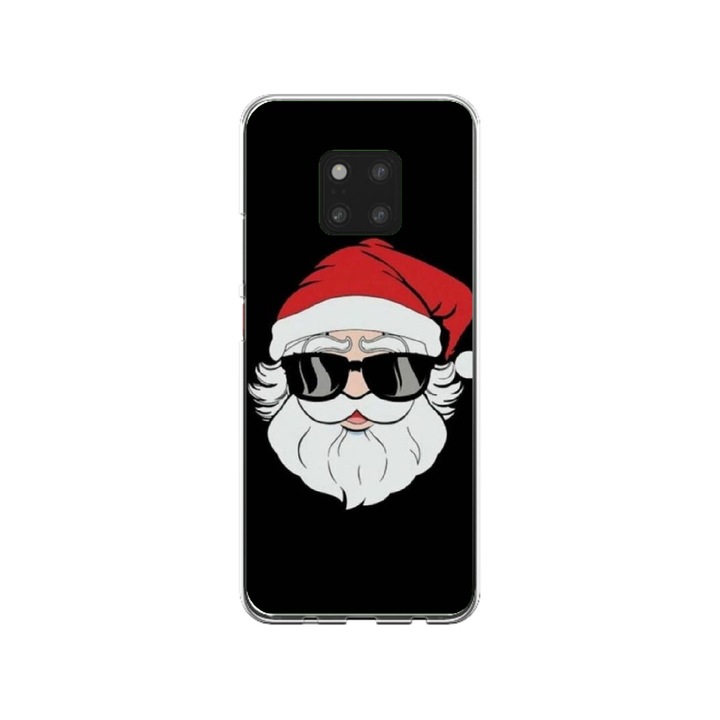 Персонализиран калъф Swim Case за Huawei Mate 20, модел Cool Santa, многоцветен, S1D1M0046