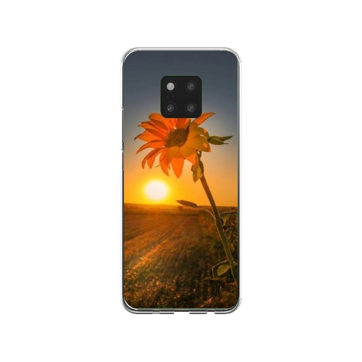 Персонализиран калъф Swim Case за Huawei Mate 20, модел Sunflower #2, многоцветен, S1D1M0194