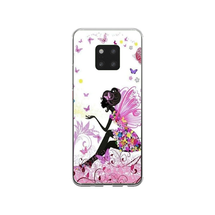 Персонализиран калъф Swim Case за Huawei Mate 20, модел Fairy, многоцветен, S1D1M0276