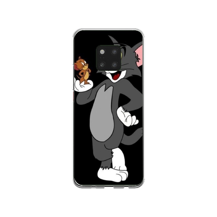 Персонализиран калъф Swim Case за Huawei Mate 20 Pro, Том и Джери модел №2, многоцветен, S1D1M0204