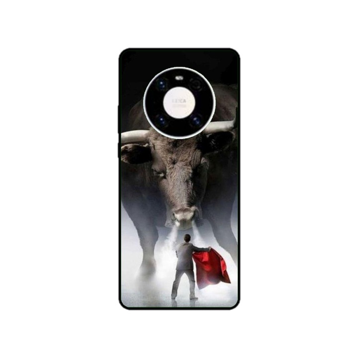 Персонализиран калъф Swim Case за Huawei Mate 40, модел Bull, многоцветен, S1D1M0205
