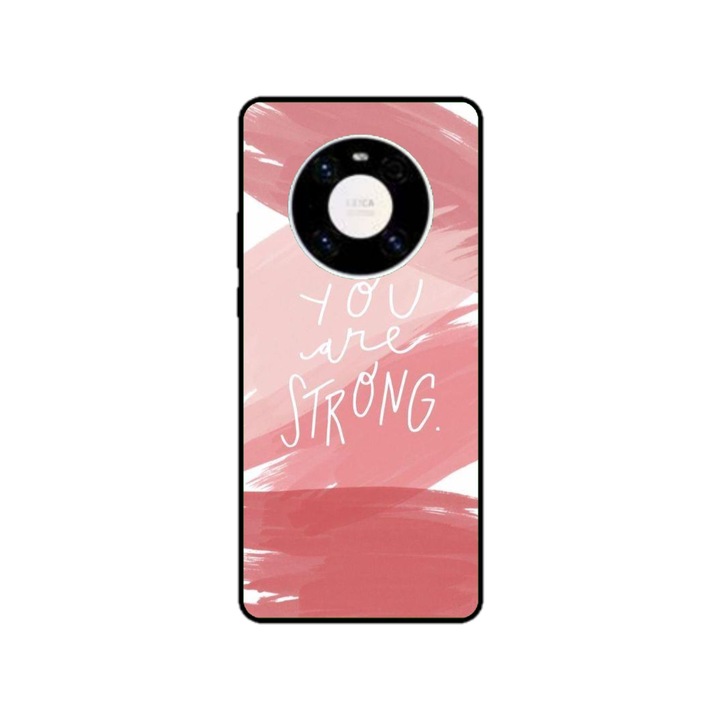 Персонализиран калъф Swim Case за Huawei Mate 40 Pro, модел You are Strong, многоцветен, S1D1M0275