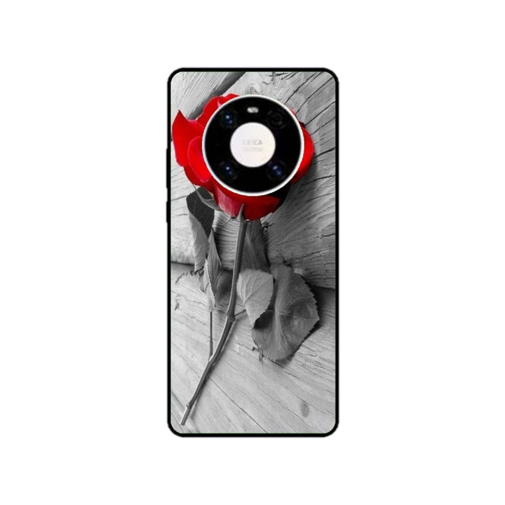 Персонализиран калъф Swim Case за Huawei Mate 40, модел Rose, многоцветен, S1D1M0384