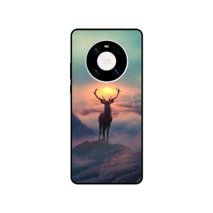 Персонализиран калъф Swim Case за Huawei Mate 40, модел Antlers, многоцветен, S1D1M0303