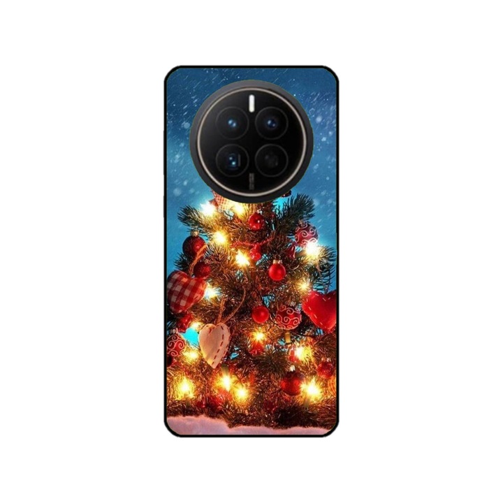 Персонализиран калъф Swim Case за Huawei Mate 50 Pro, Christmas Tree модел №2, многоцветен, S1D1M0058