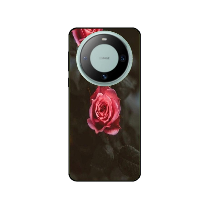Персонализиран калъф за плуване и силиконово фолио за Huawei Mate 60 Pro, модел Flowers #11, многоцветен, S1D1M0156