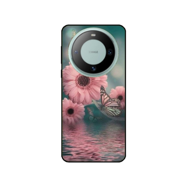 Персонализиран калъф за плуване и силиконов калъф за Huawei Mate 60 Pro, модел Flowers #7, многоцветен, S1D1M0140