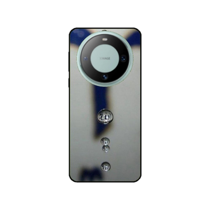 Персонализиран калъф за плуване и силиконово фолио за Huawei Mate 60 Pro, модел Droplets, многоцветен, S1D1M0353
