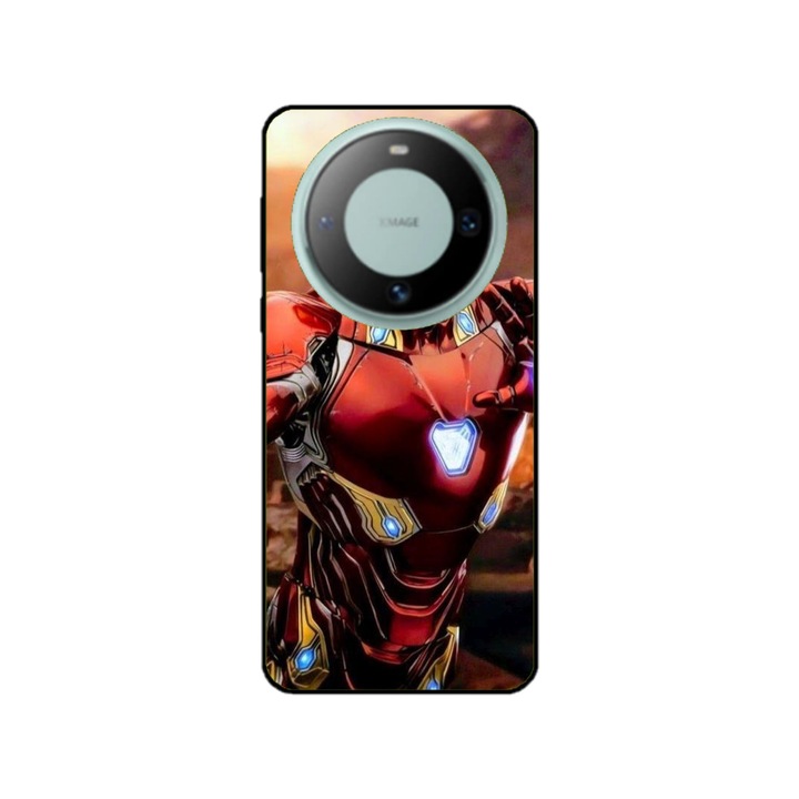 Персонализиран калъф за плуване и силиконов калъф за Huawei Mate 60 Pro, модел Iron Man #1, многоцветен, S1D1M0102