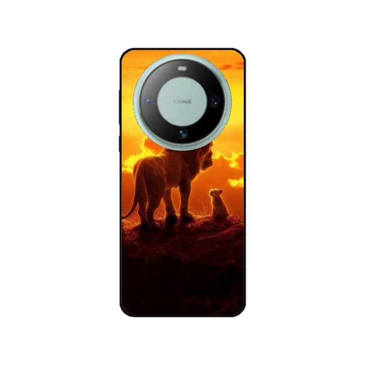 Персонализиран калъф Swim Case за Huawei Mate 60 Pro, Lion King модел №1, многоцветен, S1D1M0119