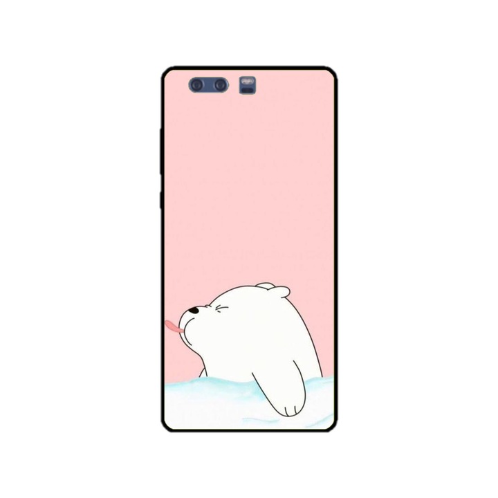 Husa personalizata HQPrint si Folie de Silicon pentru Huawei P10 Plus, model Bears #4, multicolor, S1D1M0144