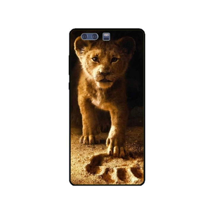 Husa personalizata HQPrint si Folie de Silicon pentru Huawei P10, model Lion King #2, multicolor, S1D1M0198