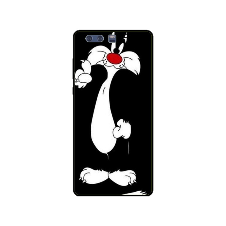 Husa personalizata HQPrint si Folie de Silicon pentru Huawei P10, model Silvester, multicolor, S1D1M0196