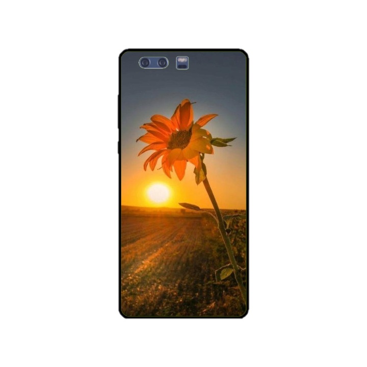 Персонализиран калъф Swim Case за Huawei P10 Plus, модел Sunflower #2, многоцветен, S1D1M0194