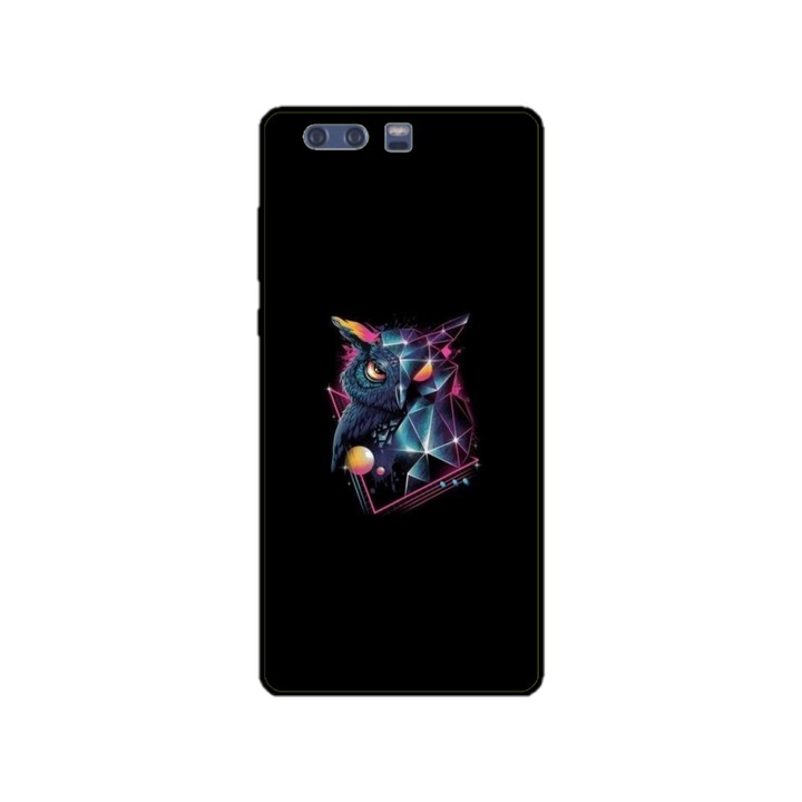 Husa personalizata HQPrint si Folie de Silicon pentru Huawei P10, model Colorful #9, multicolor, S1D1M0333