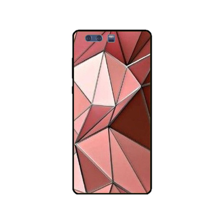 Husa personalizata HQPrint si Folie de Silicon pentru Huawei P10, model 3D, multicolor, S1D1M0373