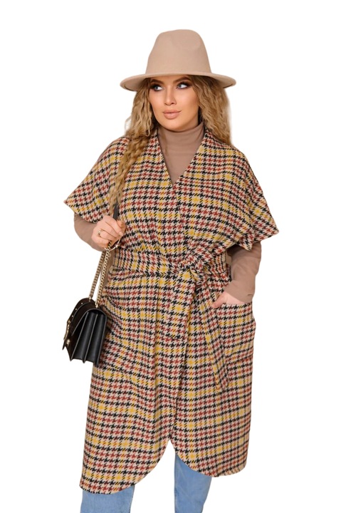 Елек от туид с колан Twiggy Shop