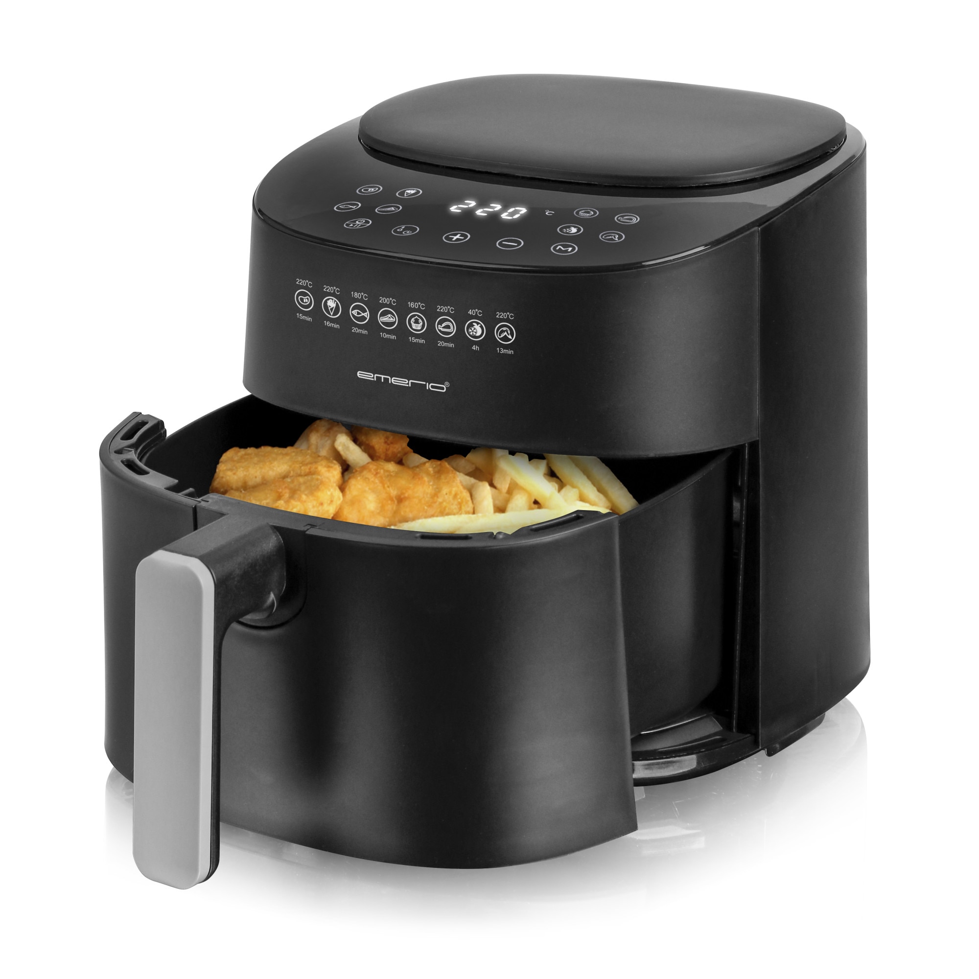 Airfryer, Emerio, 4.5 l, Negru - eMAG.ro