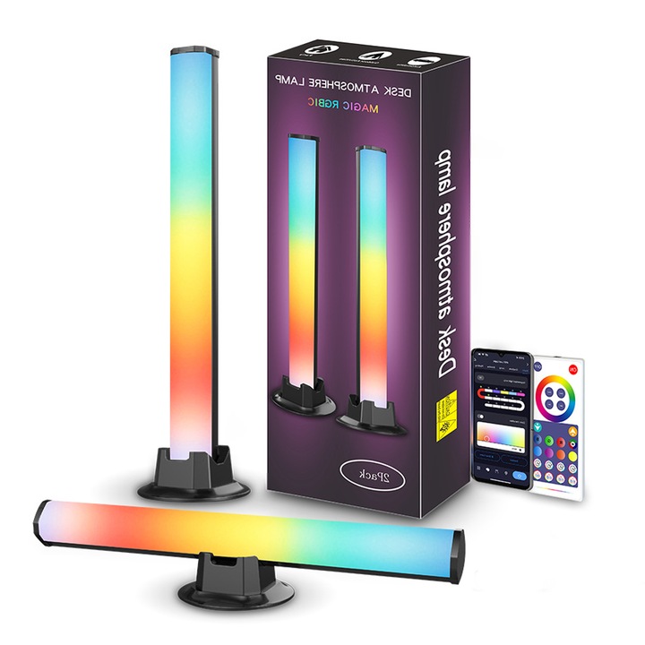 Intelligens LED-es fénysávok, BOMSTOM, Multicolor