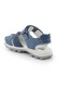 Primigi, Sandale de piele ecologica cu velcro, Albastru prafuit, 33 EU
