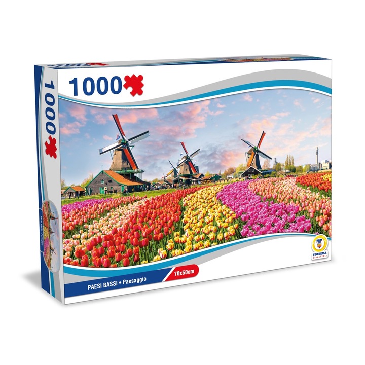 Puzzle tájkép Hollandia 1000 db 70X50 cm