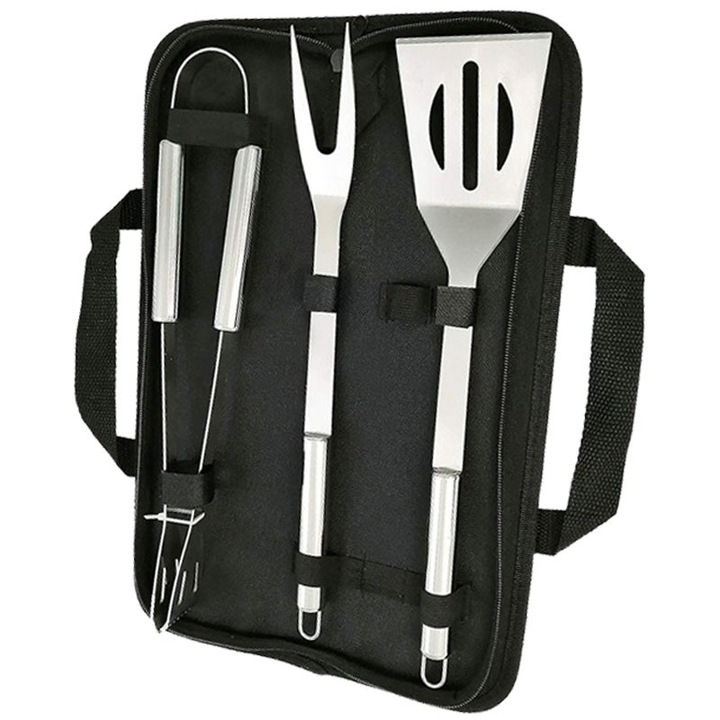 Set 3 Accesorii Gratar, Inox, Grunberg UG3PS