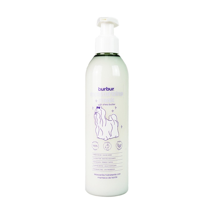 Masca hidratanta Burbur, pentru caini si pisici, cu ingrediente naturale, pH neutru, 250 ml