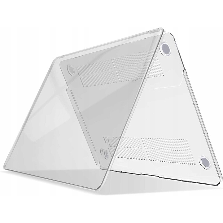Husa laptop, 4TechGoods, Policarbonat, Pentru MacBook Air M2 13.6 inch, Transparent