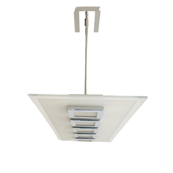 Пендел Chrom HL 6K/20712 CHROME G9 5x50W Светлини с отражение нагоре/надолу Рамкирани върху правоъгълно стъкло Височина 20-90 смМат ORION