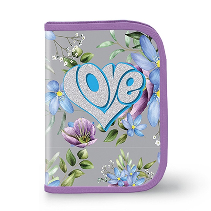 Втален моливник, 1 цип, 2 удължителя, 32 части, LOVE, 7Toys