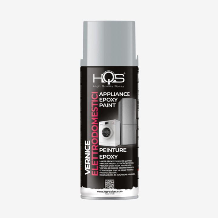 Email HQS spray acrilic electrocasnice 400 ml, Culoare Aluminiu