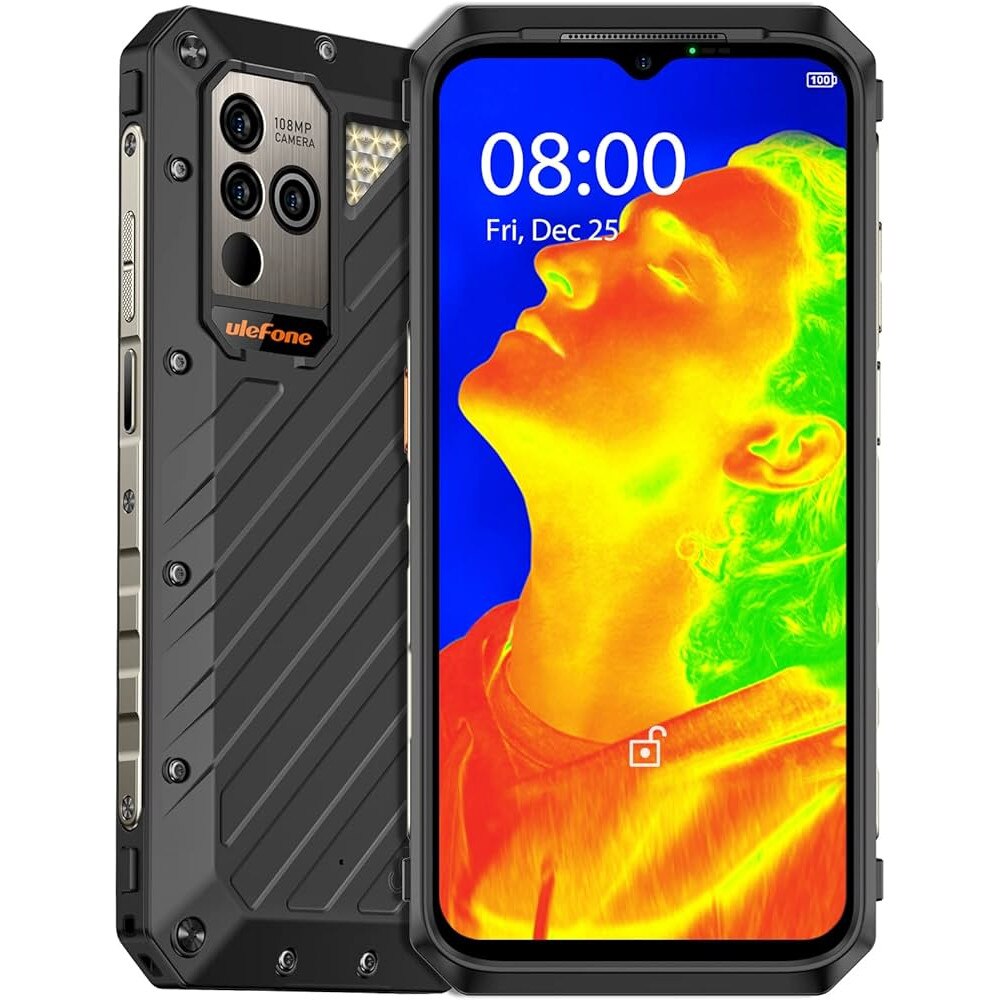 Telefon mobil Ulefone Power Armor 18T Ultra Negru, 5G, 108MP