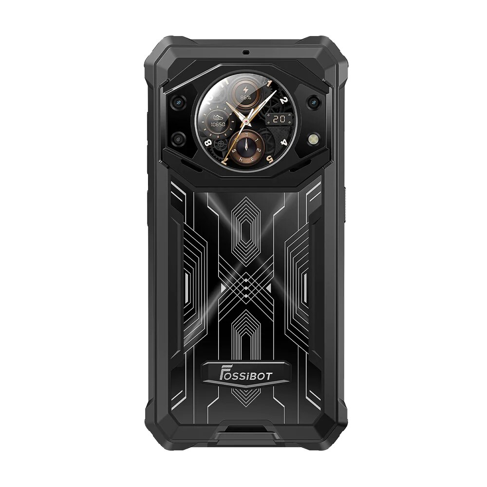 Telefon mobil FOSSiBOT F101 Pro Negru, 4G, Dual Display, 5.45”HD+ IPS 1.32", 15GB RAM (8GB + 7GB extensibili), 128GB ROM, 24MP+8MP, Android 13, MT8788 Octa Core, NFC/HAC, 10600mAh, 18W, Dual SIM