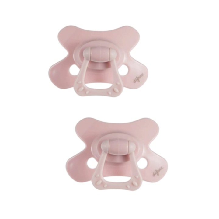 Set 2 suzete, Difrax, +12 luni, Blossom, roz