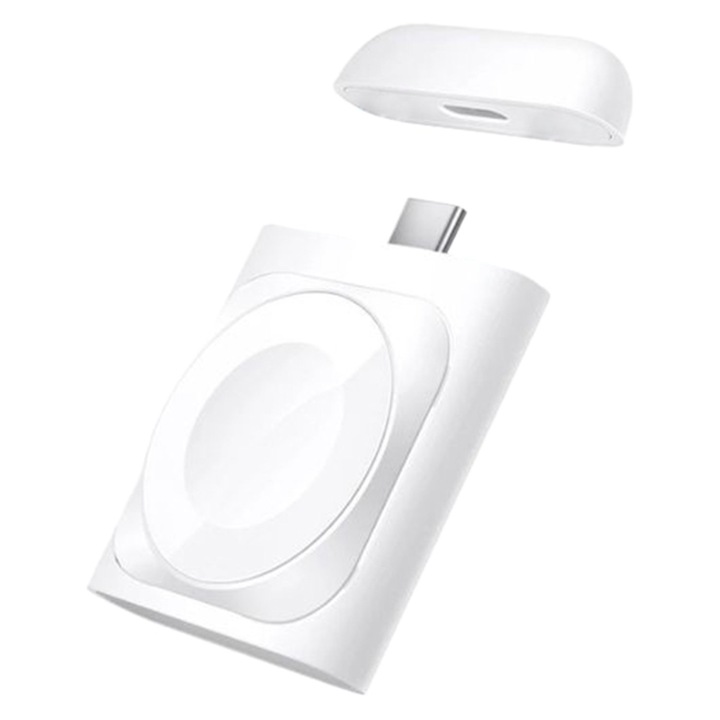 Incarcator portabil Wireless ESR compatibil cu Apple Watch, alb