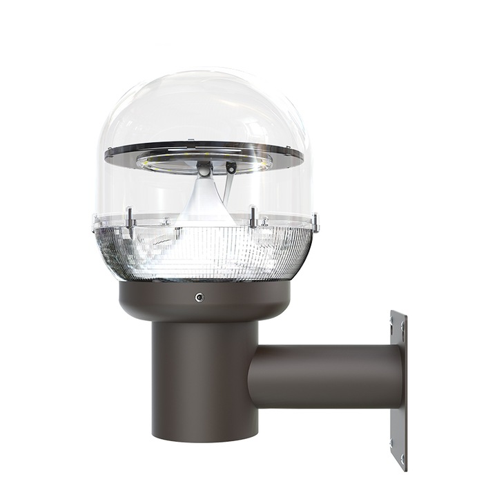 Hordozható kültéri LED napelemes lámpa, Neosimply Camping, 230 lumen, 360%-os forgás a napsugarak szerint, bluetooth alkalmazás, fényerő- és mozgásérzékelők